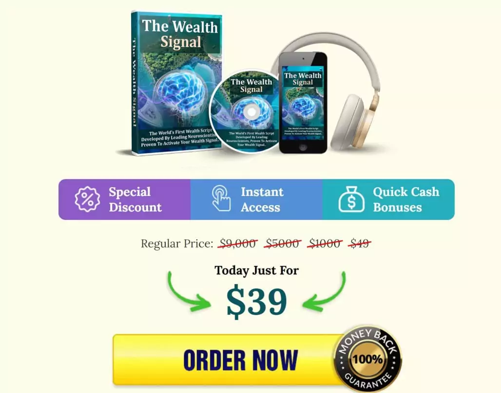 The Wealth Signal Buy Now